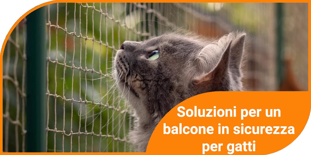 soluzioni per un balcone in sicurezza per gatti